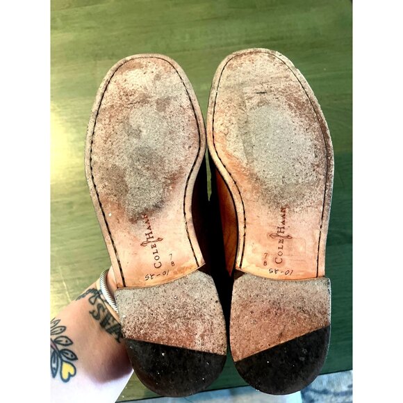 Cole Haan Country Mens Brown Leather Slip-On Loafers Size 8.5 M - Picture 7 of 8